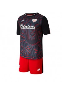 Fotbalové Dres Athletic Bilbao Dětské Venkovní Oblečení 2022-23 Krátký Rukáv (+ trenýrky)
